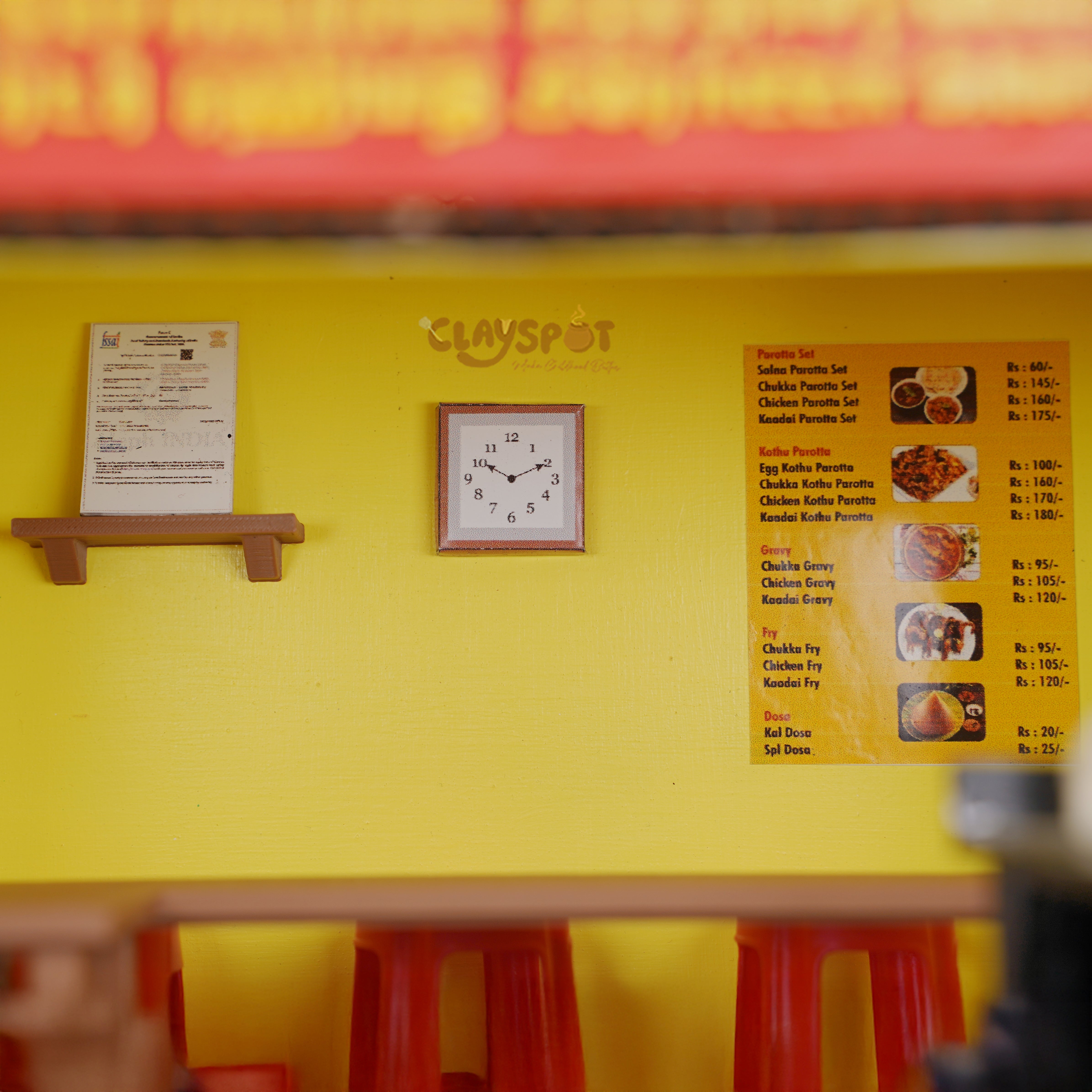 Miniature Parotta Stall