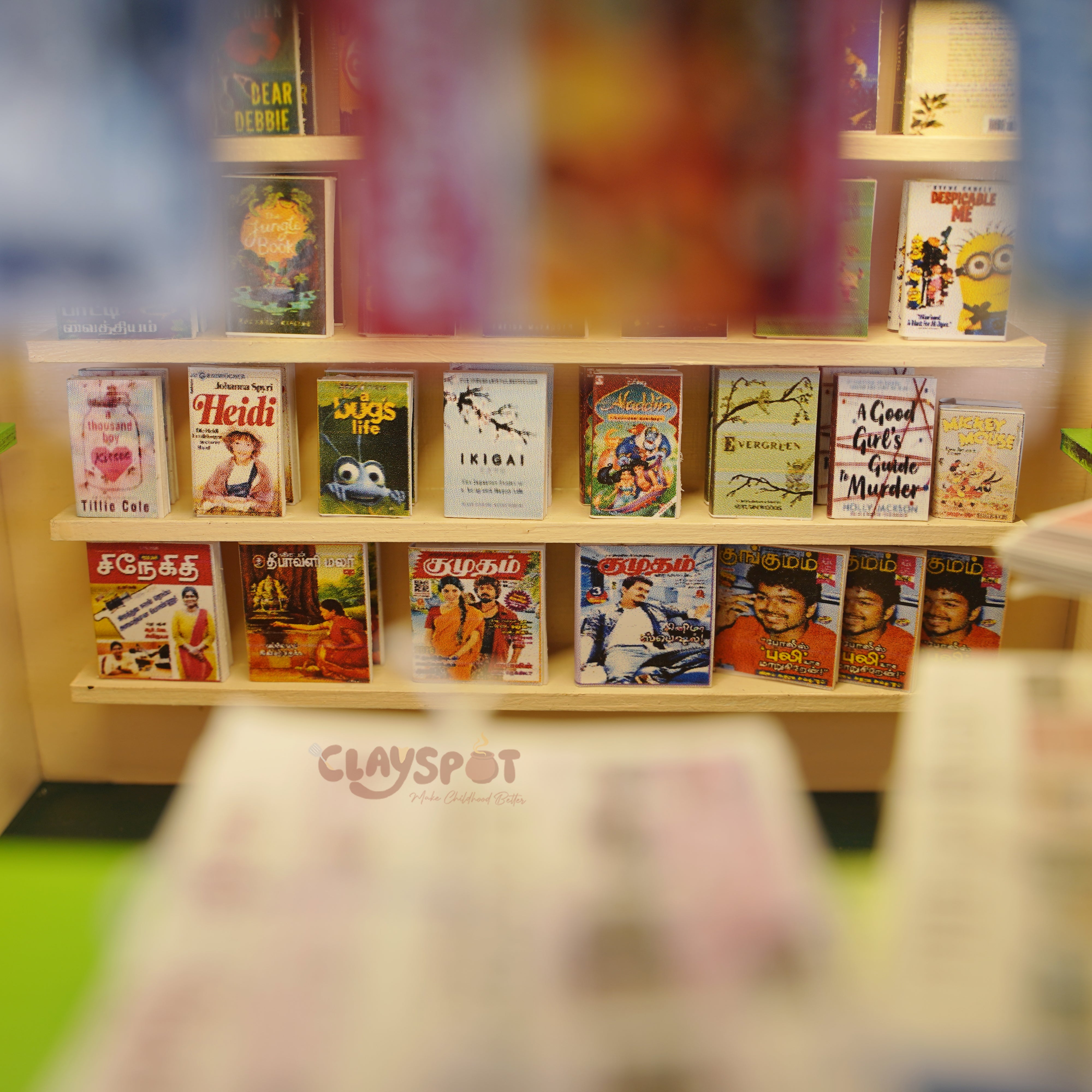 Miniature Book Stall
