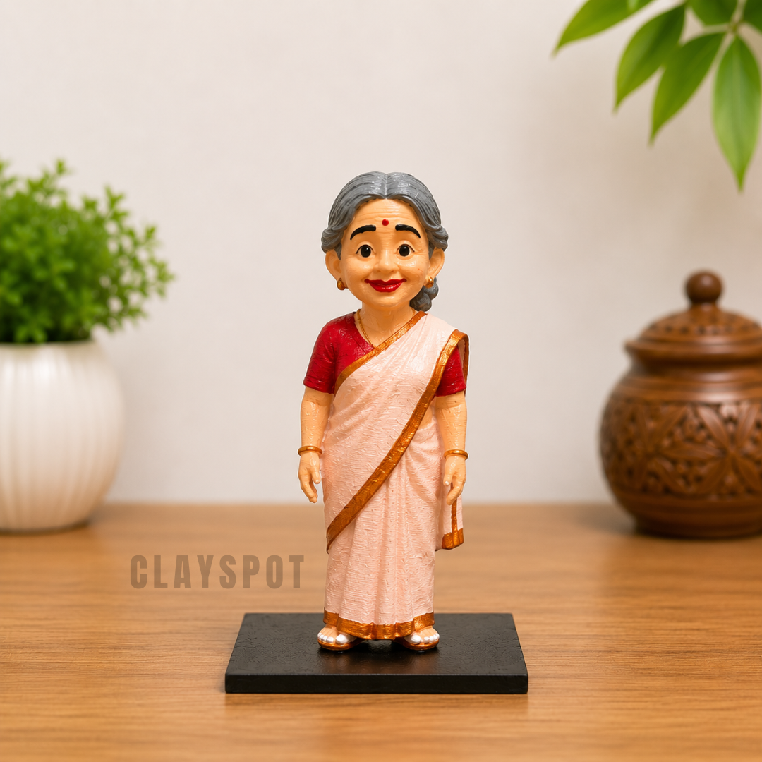 Miniature Grandmother Figurine