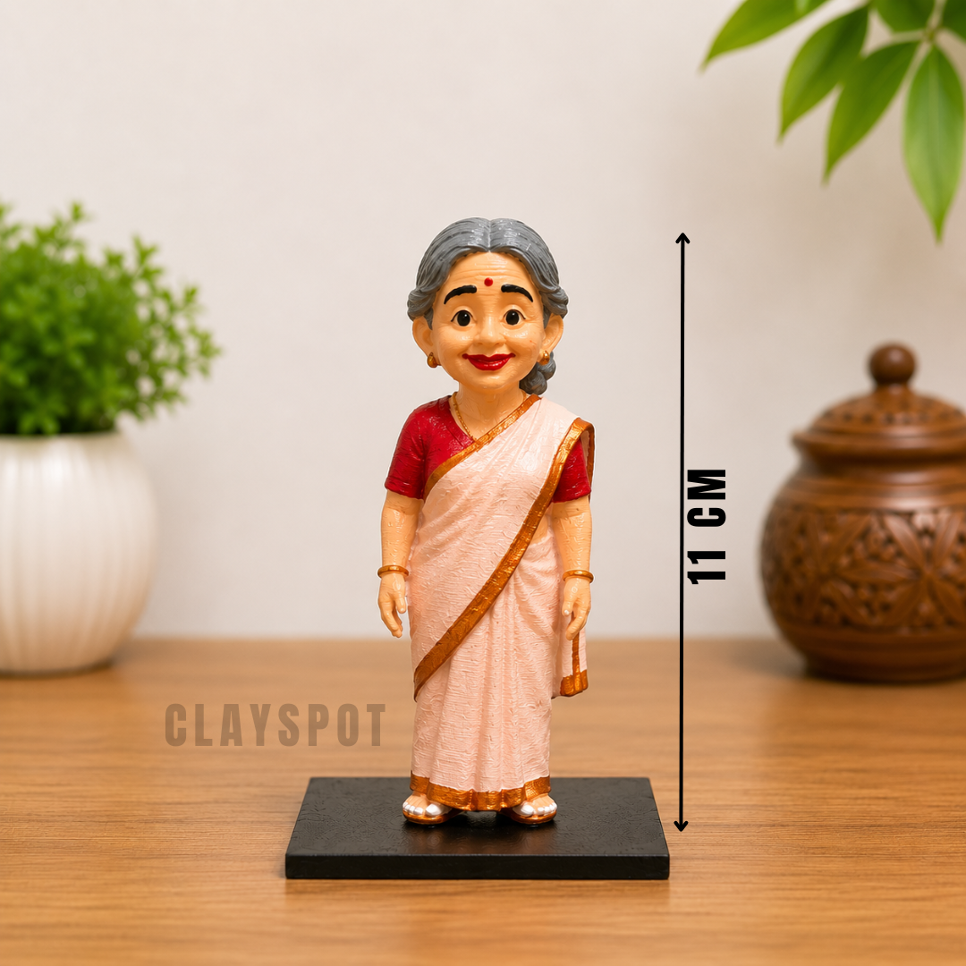 Miniature Grandmother Figurine