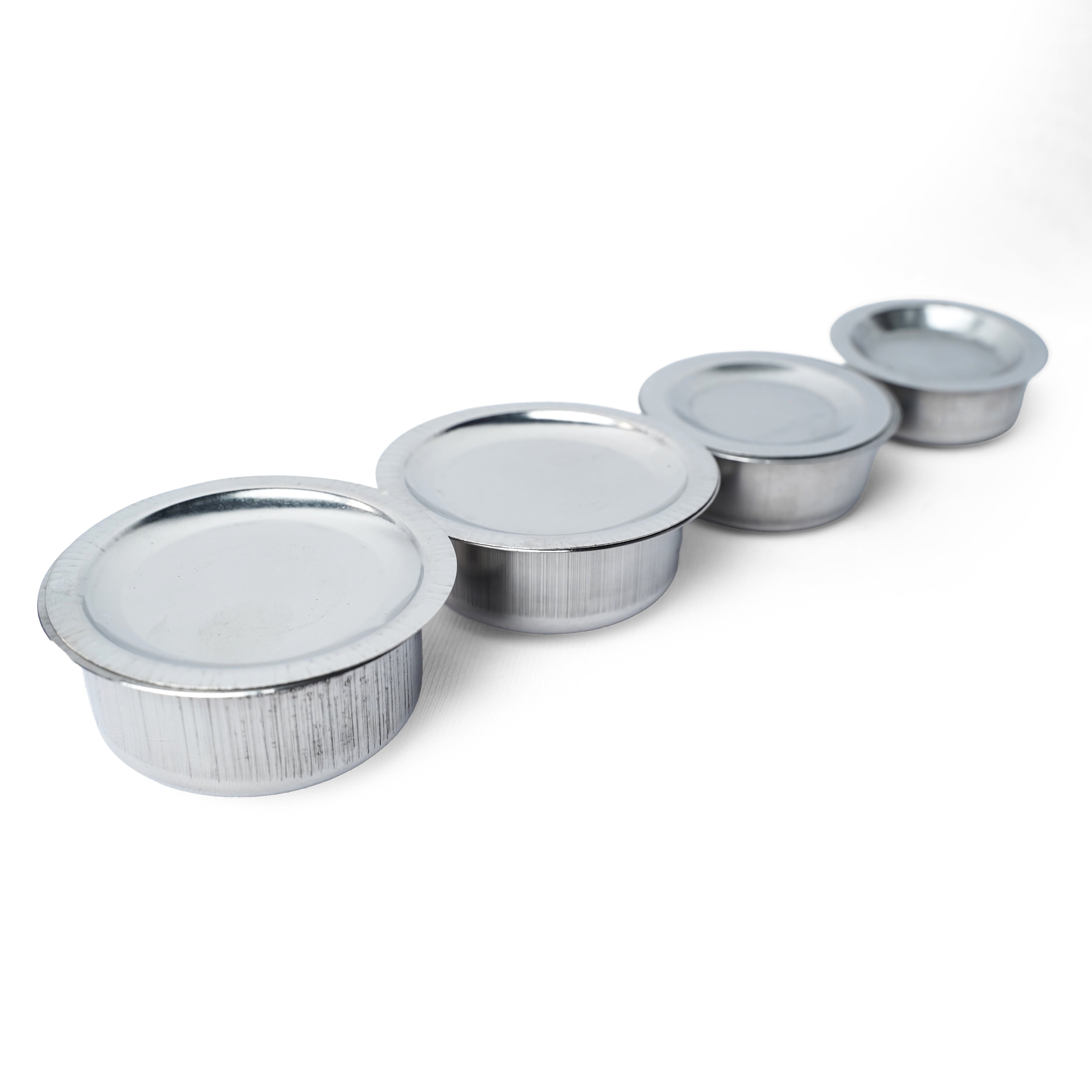 Miniature Bowl with Lid - Set of 4
