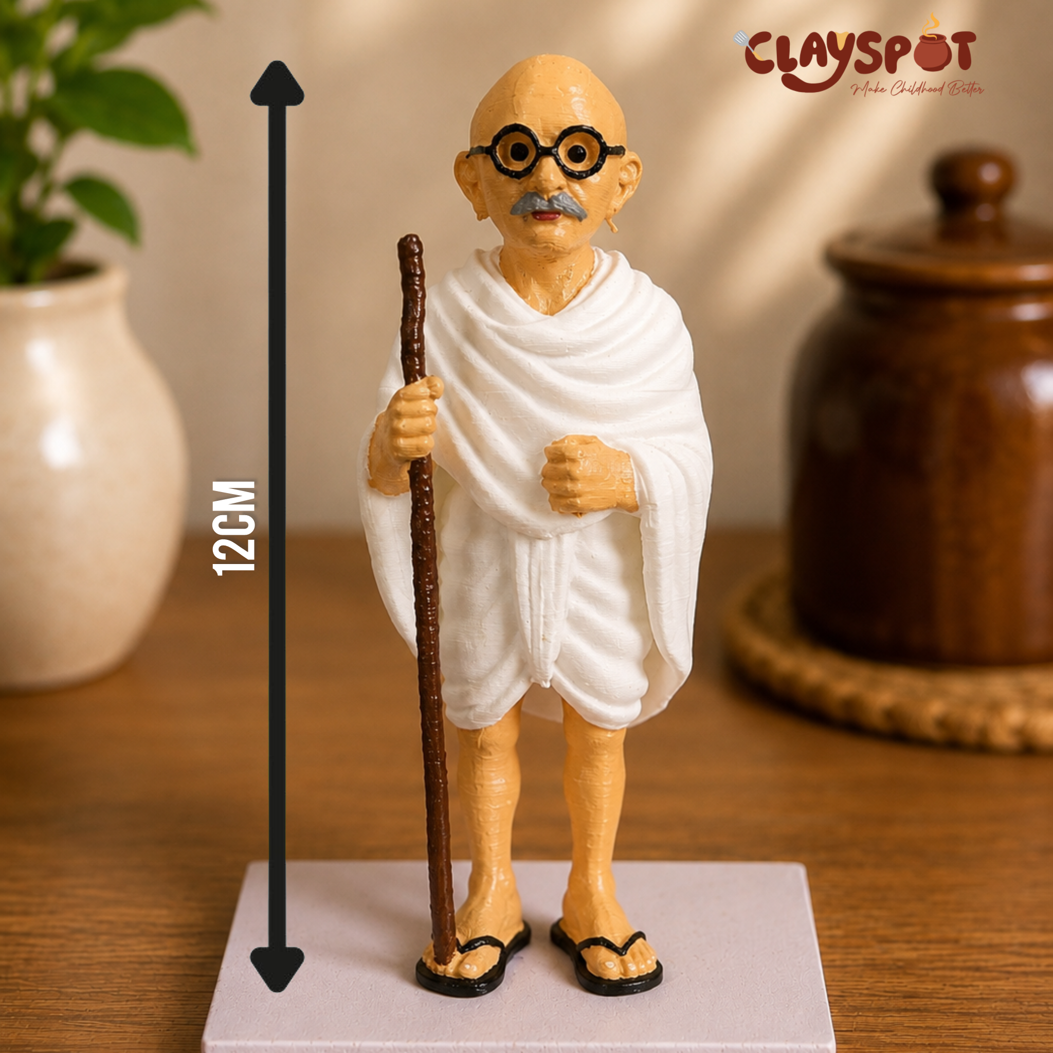 Miniature Mahatma Gandhi Figurine