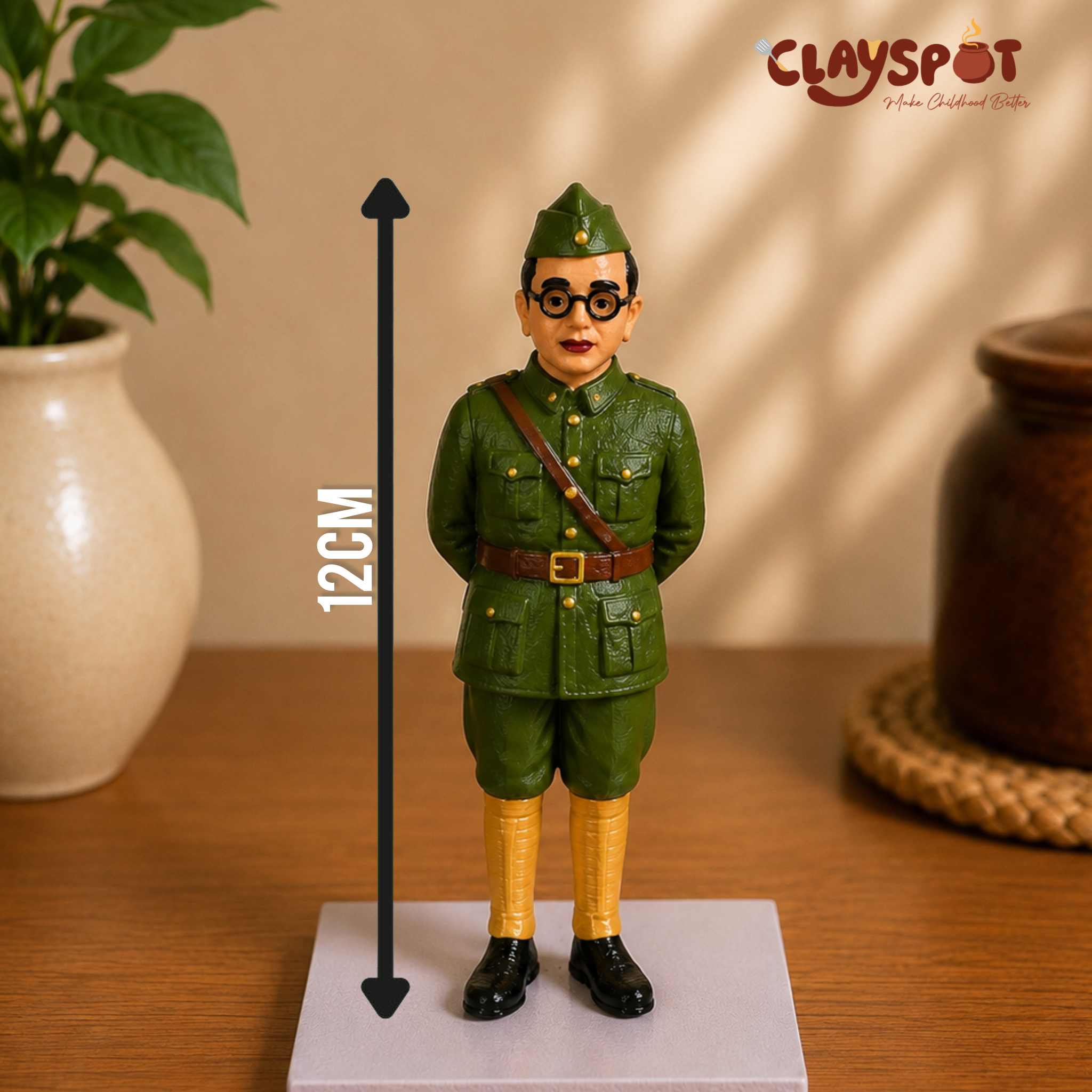 Miniature Netaji Subhas Chandra Bose Figurine