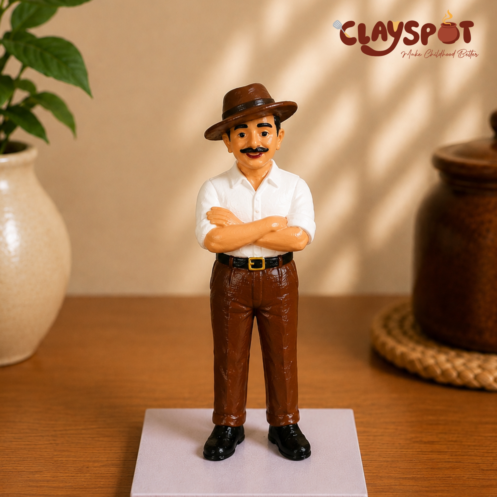 Miniature Bhagat Singh Figurine