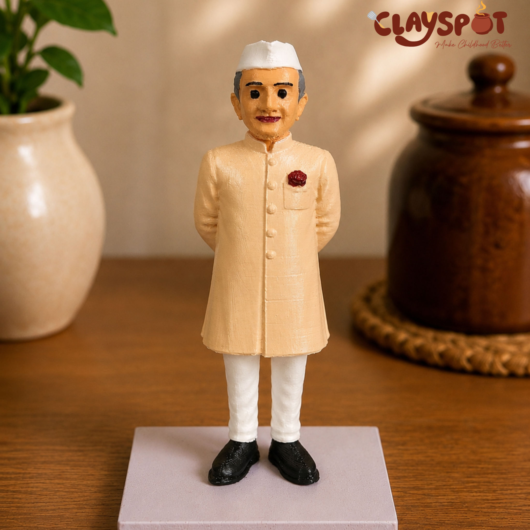 Miniature Jawaharlal Nehru Figurine